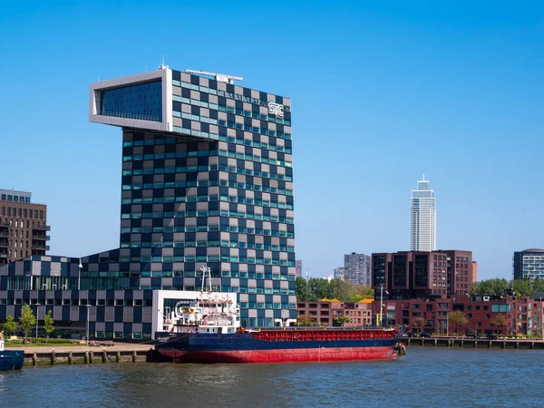 Rotterdam Nederländerna April 2022 Shipping Transport College Group Stc Group — Stockfoto