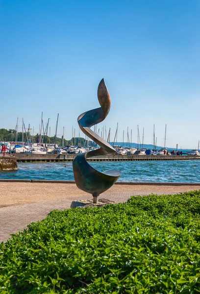 Biel Switzerland Mai 2022 Abstract Sculpture Shores Lake Bielersee Switzerland — Stok fotoğraf