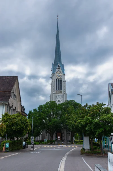 Amriswil Switzerland June 2022 Reformed Evangelical Church Amriswil Highest Church — Photo