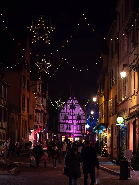 Colmar France December 2021 Magical Christmas Colmar Amongst Most Attractive — Photo