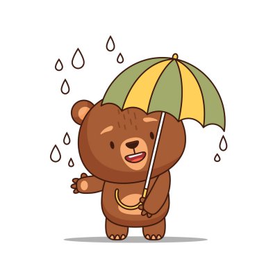 Şemsiyeli bebek ayı