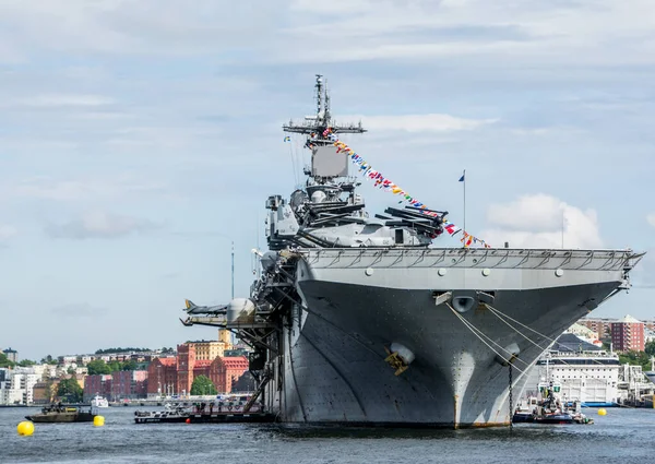 Nato Armada Nel Centro Stoccolma Svezia Prima Entrare Nel Wargame — Foto Stock
