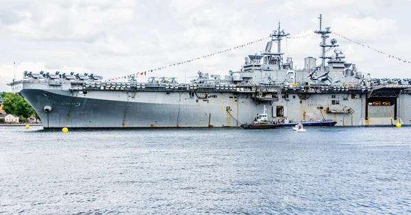 Nato Armada Centro Estocolmo Suécia Antes Entrar Guerra Mar Báltico — Fotografia de Stock