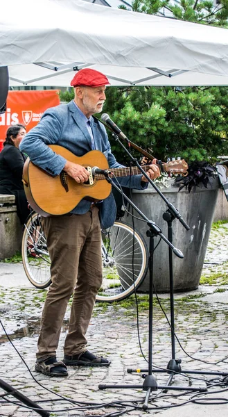 Protest Usa Nato 4Th July Stockholm Sweden — Foto de Stock