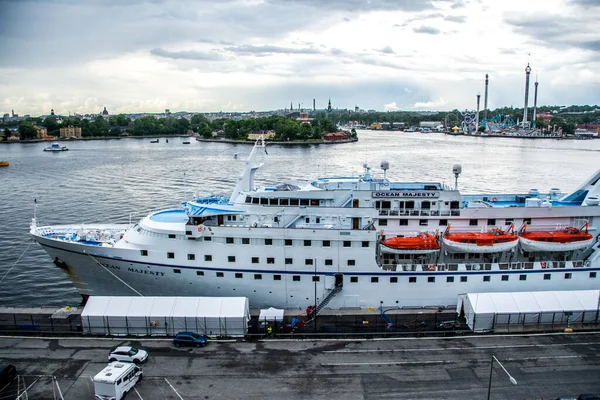 Crousing Ship Ocean Majesty Stockholm Sweden — Stock Fotó