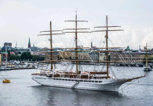 Sailing Ship Sea Cloud Spirit Stockholm Sweden —  Fotos de Stock