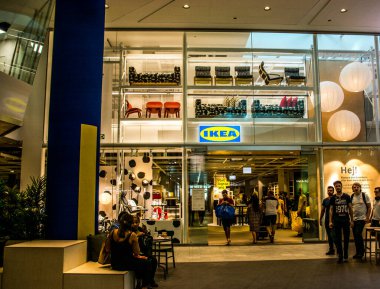 Stockholm, İsveç 'teki merkez alışveriş merkezindeki IKEA mağazası.