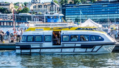 Cruise ship The World in Stockholm, Sweden