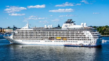Cruise ship The World in Stockholm, Sweden