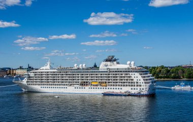 Cruise ship The World in Stockholm, Sweden
