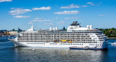 Cruise ship The World in Stockholm, Sweden