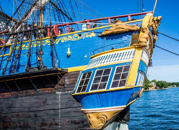 Sailing Ship Ostindiefaranden Gotheborg Stockholm Sweden Trip Asia — Stockfoto