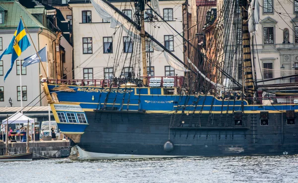 Sailing Ship Ostindiefaranden Gotheborg Stockholm Sweden Trip Asia —  Fotos de Stock