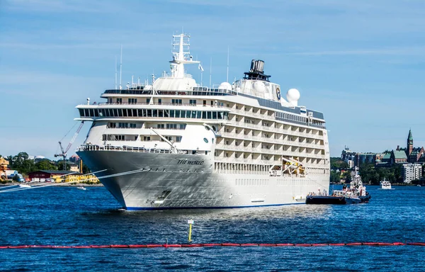 Cruise Ship World Stockholm Sweden — Stok fotoğraf