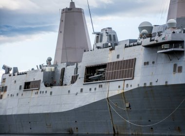 USA warship USS Arlington in Stockholm, Sweden