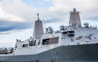 USA warship USS Arlington in Stockholm, Sweden