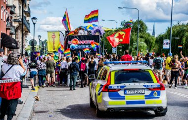 PRIDE 2022 in Stockholm, Sweden
