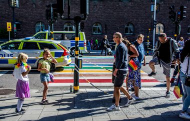 PRIDE 2022 in Stockholm, Sweden