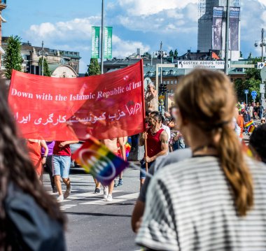 PRIDE 2022 in Stockholm, Sweden