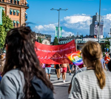 PRIDE 2022 in Stockholm, Sweden