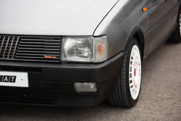 Reocin Cantabria Spain October 2021 Exhibition Classic Vehicles Detail Front — Stock Photo, Image