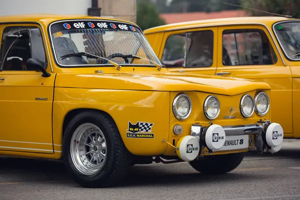Reocin Cantabria Spain October 2021 Exhibition Classic Vehicles Renault Produced — Stock Photo, Image