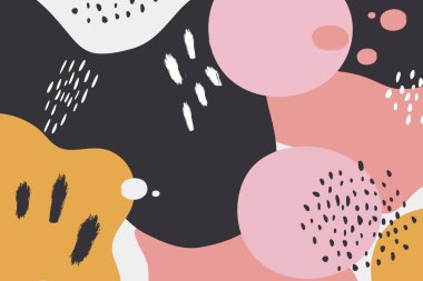 90 'ların soyut renkli eğlenceli geçmişi. İniş sayfası, web sitesi ve kapak sayfası için arka plan retro uygun.