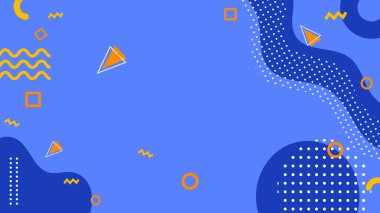 Soyut renkli, eğlenceli bir arka plan. İniş sayfası, web sitesi ve kapak sayfası için modern arka plan. vektör