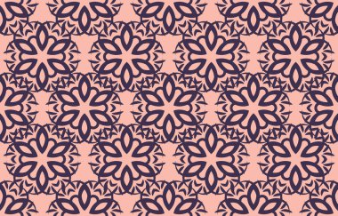 Süslü Şatafatlı Kusursuz Şablon. Duvar Kağıdı, Davetiye, Yazdırma Sanatı, Vektör Arkaplanı için Klasik Konsept Uygun