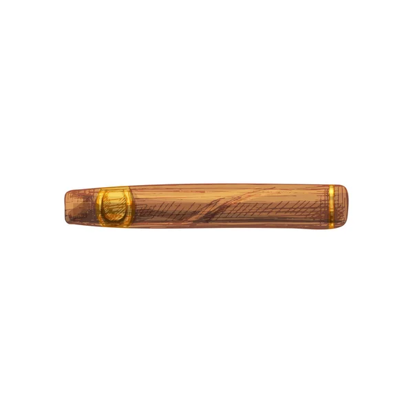 Cigare Illustration Vectorielle Vintage Couleur Éclosion Isolée Sur Fond Blanc — Image vectorielle