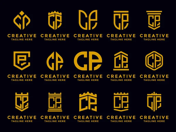 Modèle Set Lettres Design Initial Logo Icône Inspiration Monogramme Illustrations De Stock Libres De Droits