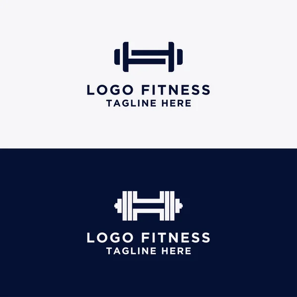 Fitness Logo Icon Design Set Vorlage Vektor Illustration — Stockvektor