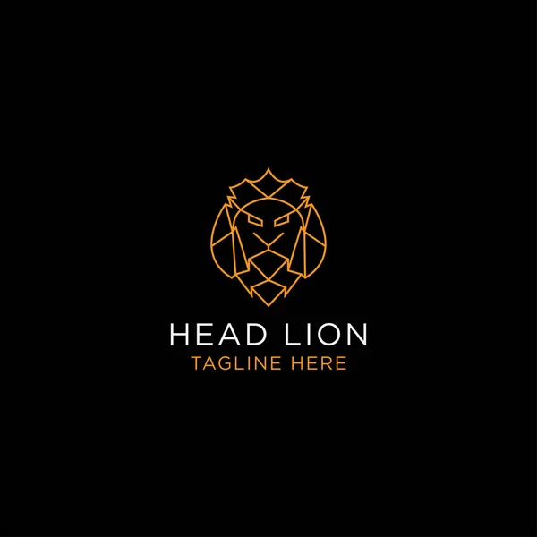 Иконка Векторного Логотипа Lion Design Monogram — стоковый вектор
