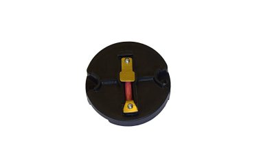 Beyaz arka planda izole edilmiş, dirençli bir rammer kaydırıcı.