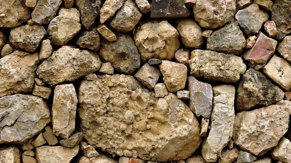Rustic Rock Wall Background — Stock Photo, Image