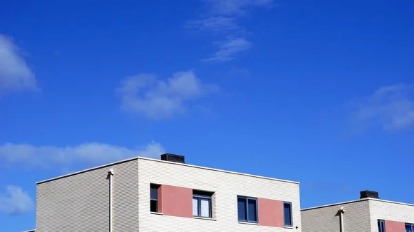 Modern House Sky Background — стоковое фото