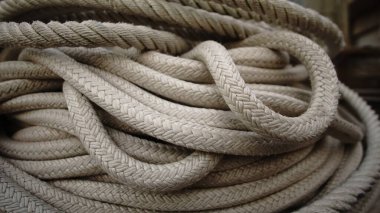 arka plan olarak sarılmış endüstriyel halat