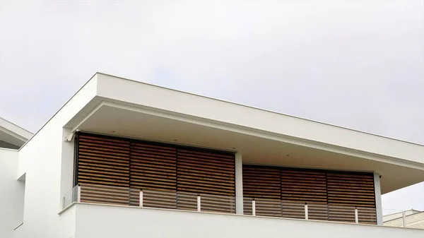 Modern White House Facade Sky — Stock Photo, Image