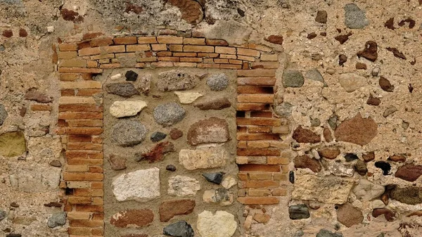 Stenen Muur Bakstenen Achtergrond — Stockfoto