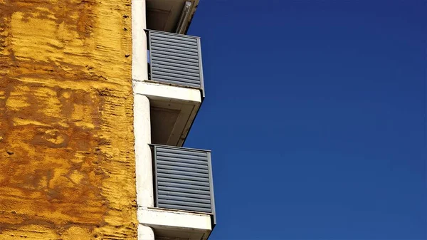 Side Facade Insulation Sky — Stock Photo, Image