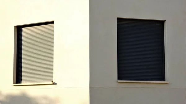 Окна Фасаде Качестве Фона — стоковое фото