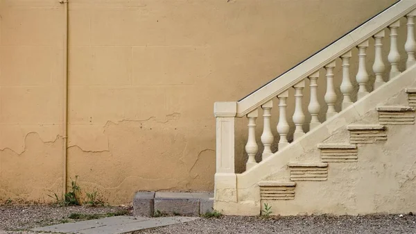 Fond Escalier Escalier Avec Balustrade — Photo