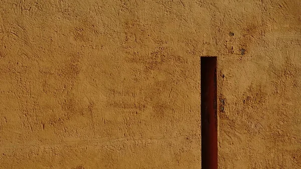 Ocher Arka Plan Olarak Beton Duvar Boyadı — Stok fotoğraf