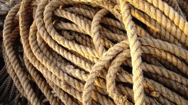 natural fiber rope texture as background