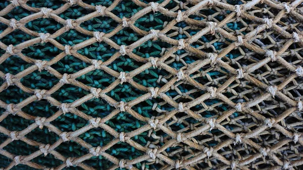 Texture Stacked Fishing Nets — Fotografia de Stock