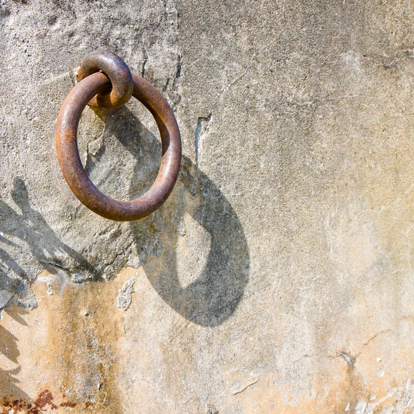 Metal ring anchor — Stock Photo, Image