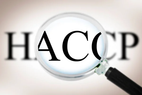 Haccp Gesetz Fokus Gefahrenanalyse Und Kritische Kontrollpunkte Lebensmittelsicherheit Und Qualitätskontrolle — Stockfoto