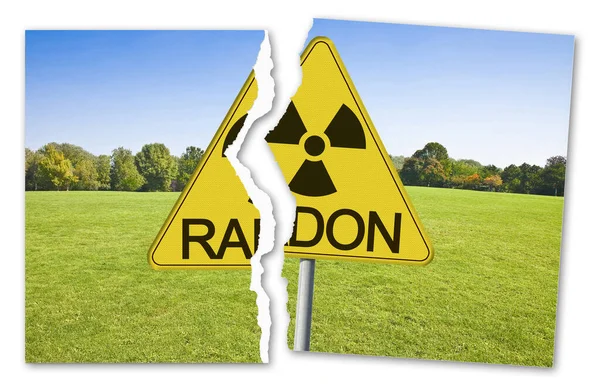 Вільне Від Небезпеки Радіоактивного Забруднення Від Radon Gas Концепція Стисненим — стокове фото