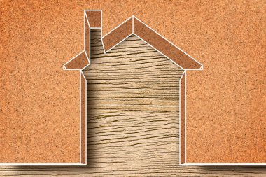 Ahşap bir yapı, enerji verimliliği ve fotokopi alanı ile çevre dostu konsept oluşturmaya karşı termal kayıpları azaltmak için mantar malzemeli konut inşaatı için termal yalıtım örtüleri