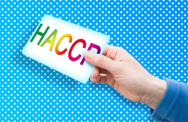 Haccp Αναλύσεις Κινδύνου Και Κρίσιμα Σημεία Ελέγχου Ασφάλεια Των Τροφίμων — Φωτογραφία Αρχείου